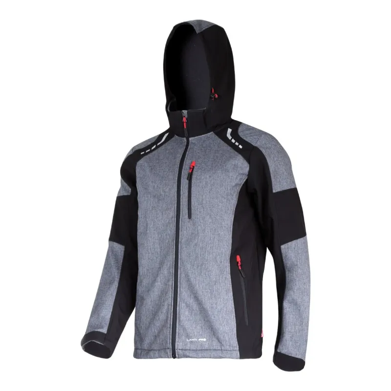 Jacheta Imprimeu Reflectorizant Elastica cu Gluga - 3XL