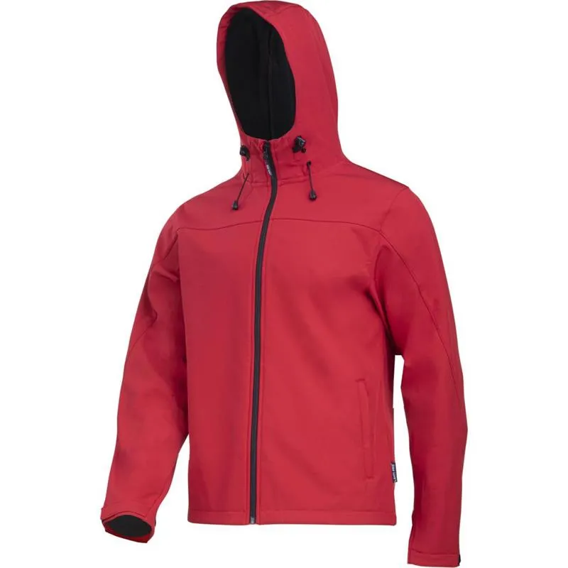 Jacheta Elastica cu Gluga / Rosu - XL