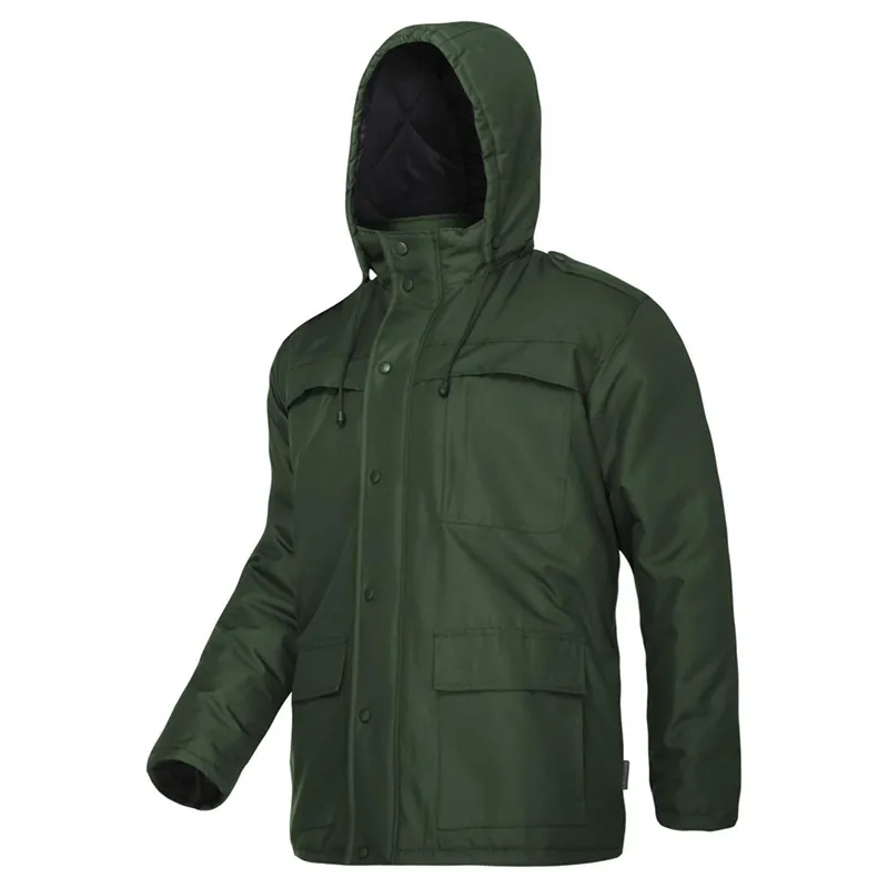 Jacheta Captusita Usoara cu Gluga / Verde - 3XL