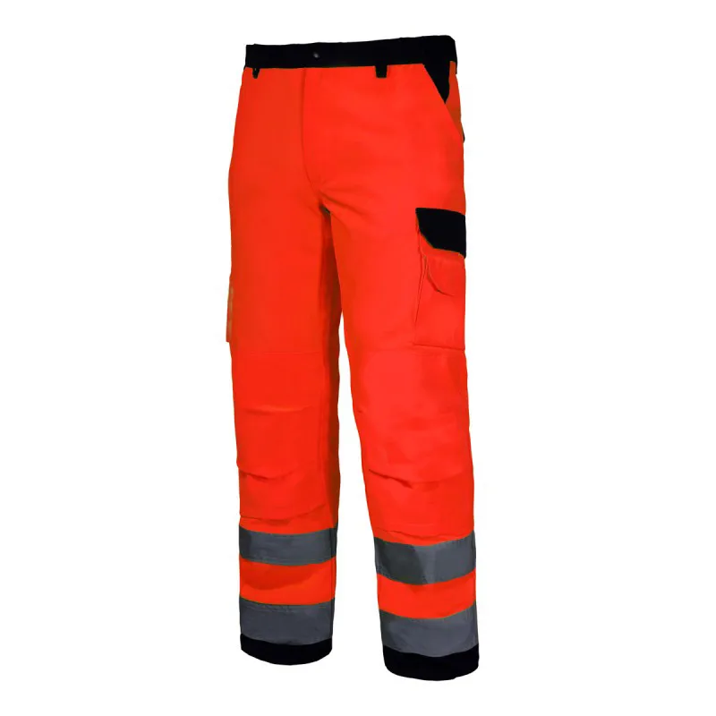 Pantalon Reflectorizant Premium / Portocaliu - XL