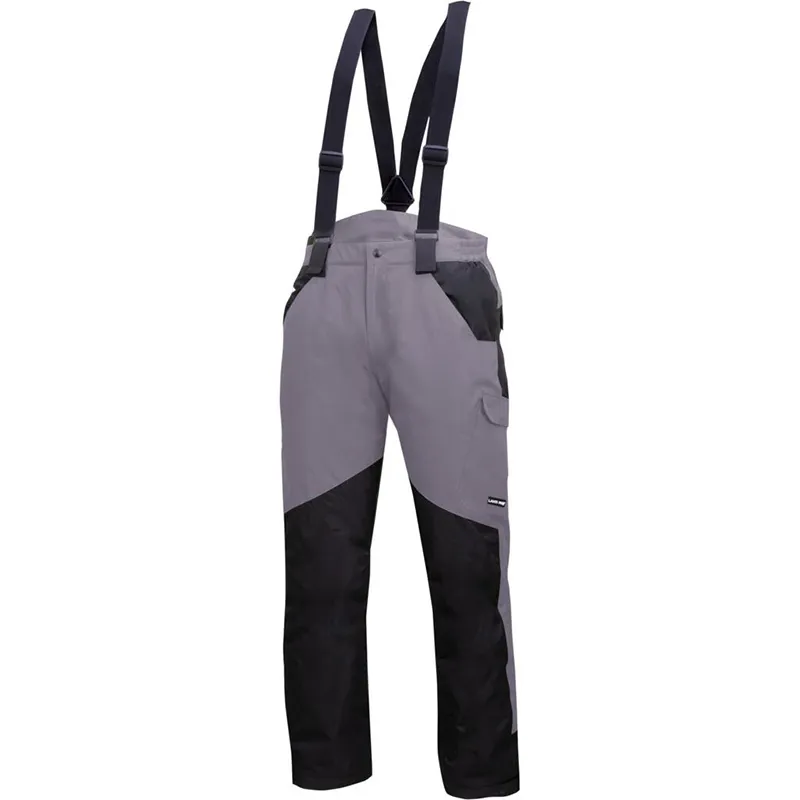 Pantalon Multifunctional cu Bretele / Gri - 3XL