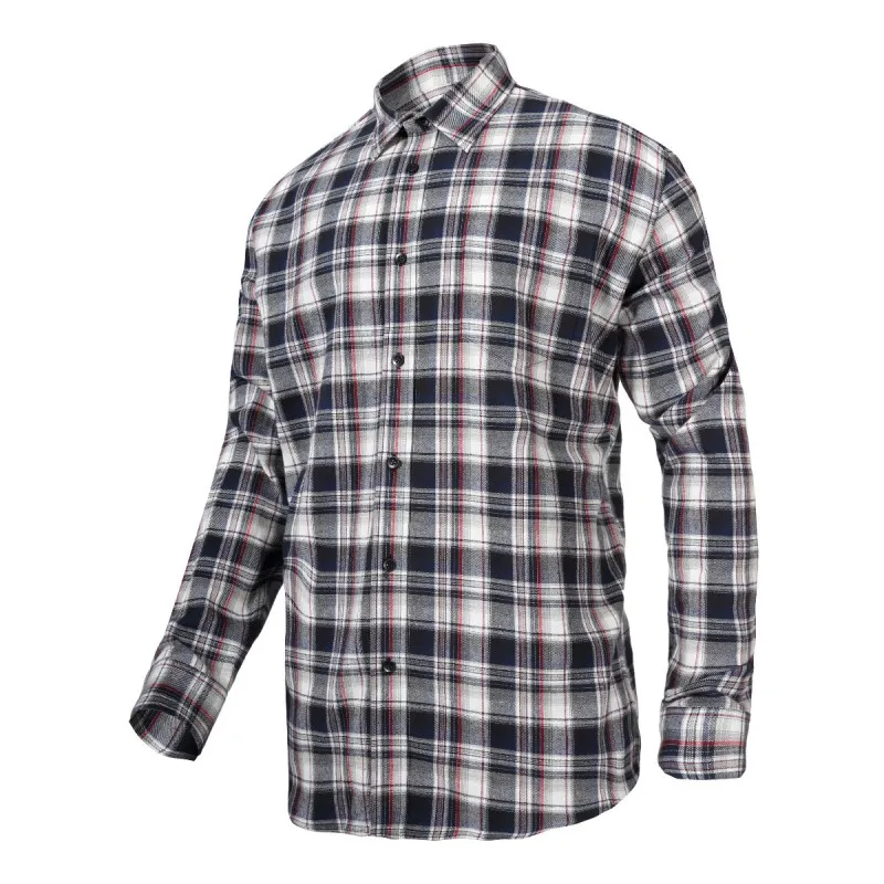 Camasa Flanel cu Carouri Groasa / Gri - XL/H-182