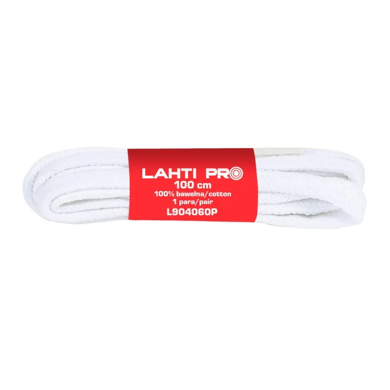 Siret Bumbac Plat / Alb - 100CM, 10/Set