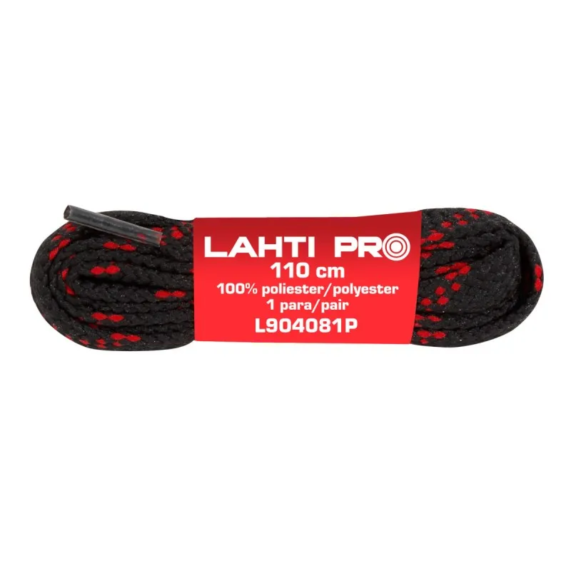 Siret Poliester Plat / Negru-Gri - 110CM, 10/Set