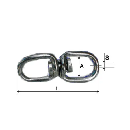 Articulatie Inel - Inel Zincata 4.5MM / 16X58MM