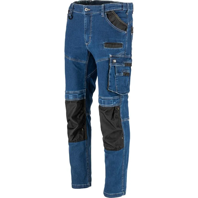 Pantalon Lucru Blug-Elastic Intarit / Alabastru - S