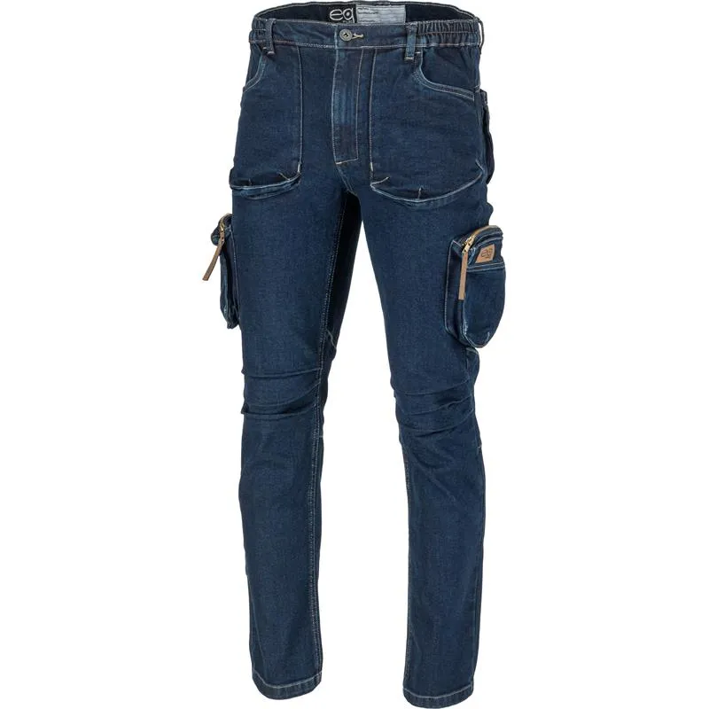 Pantalon Lucru Blug-Elastic / Alabastru - S