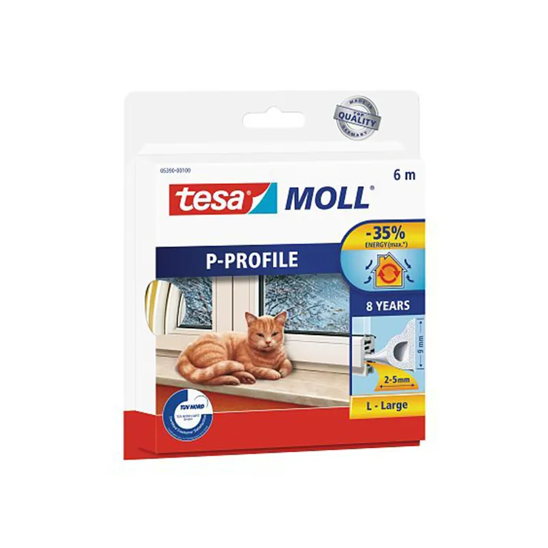 Rola Profil Etansare Tip-P - 9MM/100M / Alb