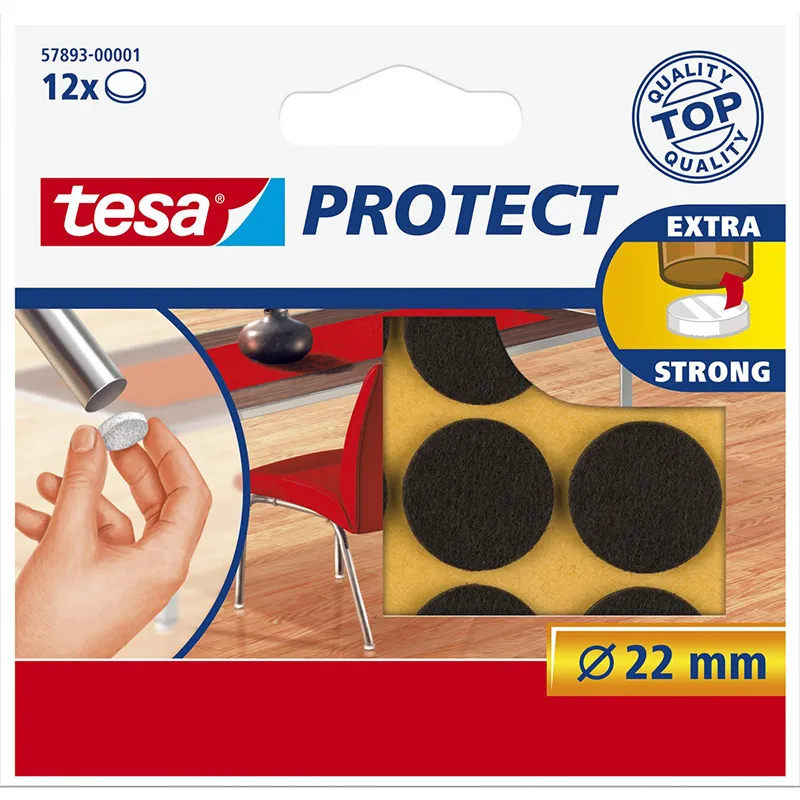 Protect Antizgaraieturi Rotund 26MM 9BUC Maro