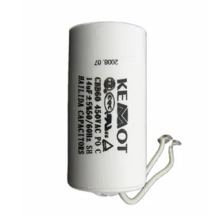 Condensator Motor cu Fir Conector - 14.00UF / 450V
