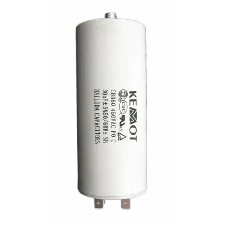 Condensator Motor cu Surub Conector -  30UF / 450V