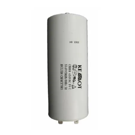 Condensator Motor cu Surub Conector -  55UF / 450V