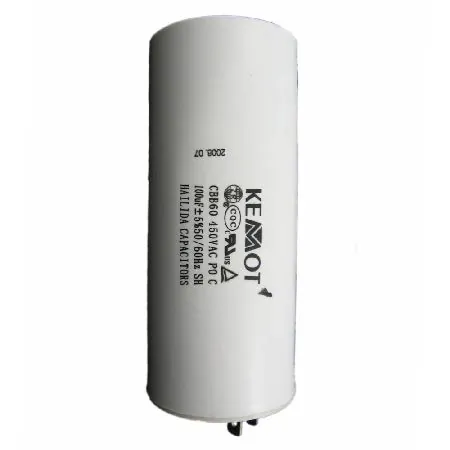Condensator Motor cu Surub Conector - 100UF / 450V