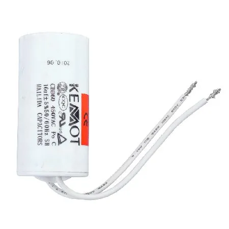 Condensator Motor cu Fir Conector - 16.00UF / 450V