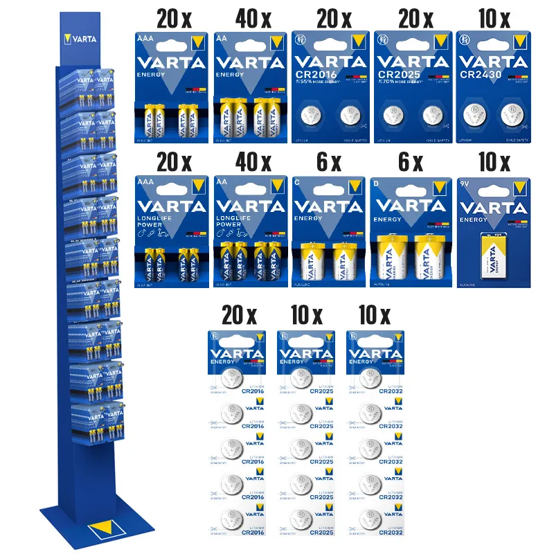 Pachet Promo Varta Longlife-Energy-Lithium 13/232 Piese