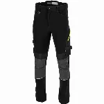 Pantalon Lucru Slim-Fit-Elastic Durabil / Negru - M