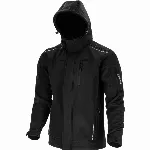 Jacheta Elastica Captusita cu Gluga / Negru - 2XL