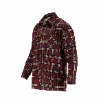 Camasa Flanel cu Carouri Dungate / Bordo - S