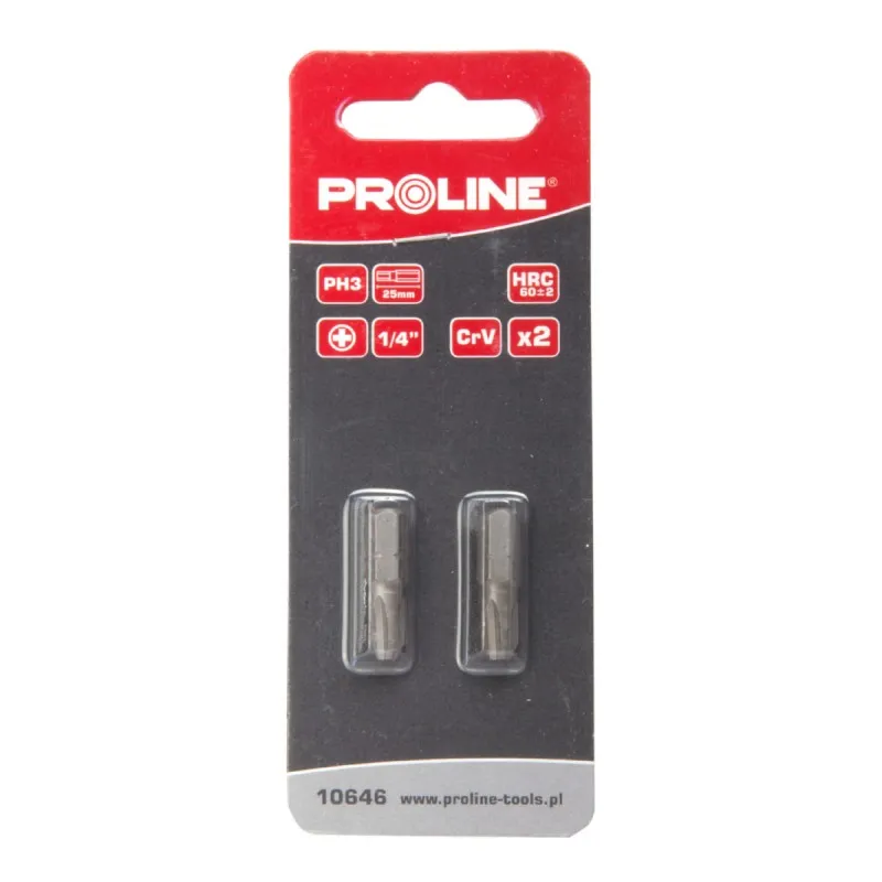Varfuri Philips 1/4" / 50MM - PH3 / Blister, 2/Set