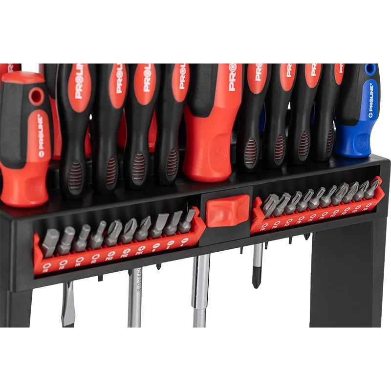 Set Surubelnite S2 Maner Soft-Touch cu Stand - 37P.