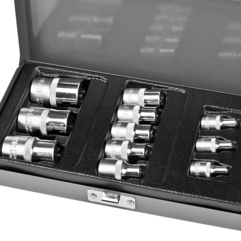 Trusa Tubulare Torx E4-E20 cu Adaptoare - 11P.