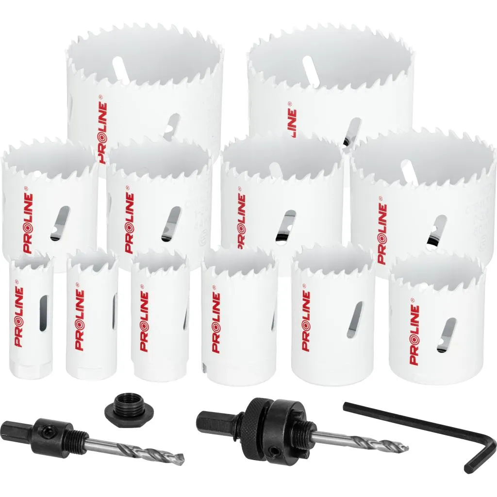 Set Carote Bimetal HSS-M42-Co Universale - 19-68MM