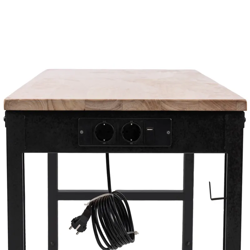 Masa Lucru cu Prize 122X51CM / 57-97.5CM / 500KG