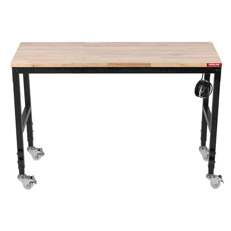 Masa Lucru Mobila cu Prize 122X51CM / 57-97.5CM / 500KG