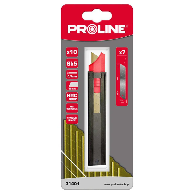 Lame Cutter Segmentate SK5-Titan 18MM / Blister, 10/Set