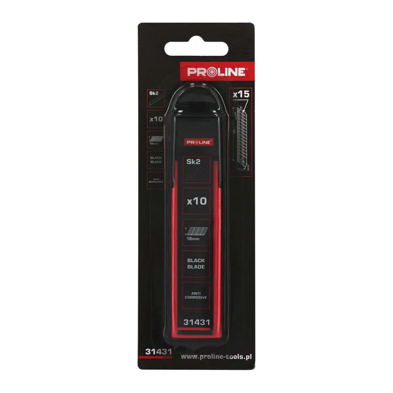 Lame Cutter SK2-Brun 15-Segmente 18MM / Blister, 10/Set