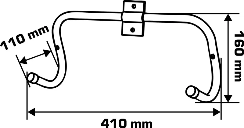 Carlig Perete Dublu 16MM / 16X11CM/41CM / 10KG