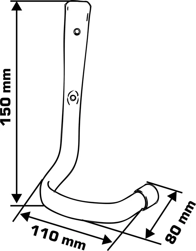 Carlig Perete Tip-Rasucit 16MM / 15X11CM / 10KG