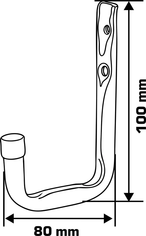 Carlig Perete Tip-U 12MM / 10X8CM / 10KG