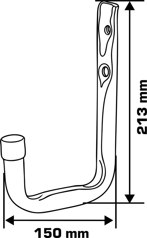 Carlig Perete Tip-U 18MM / 21.3X15CM / 20KG
