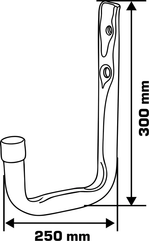 Carlig Perete Tip-U 18MM / 30CX25CM / 20KG