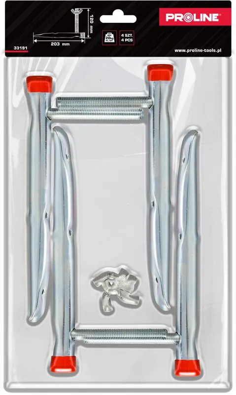 Set Suporti Perete de Anvelope 18MM / 20.3X12CM - 4P.
