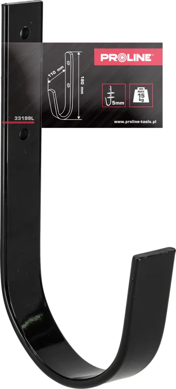 Carlig Perete Plat Tip-Curbat 25MM / 18X11CM
