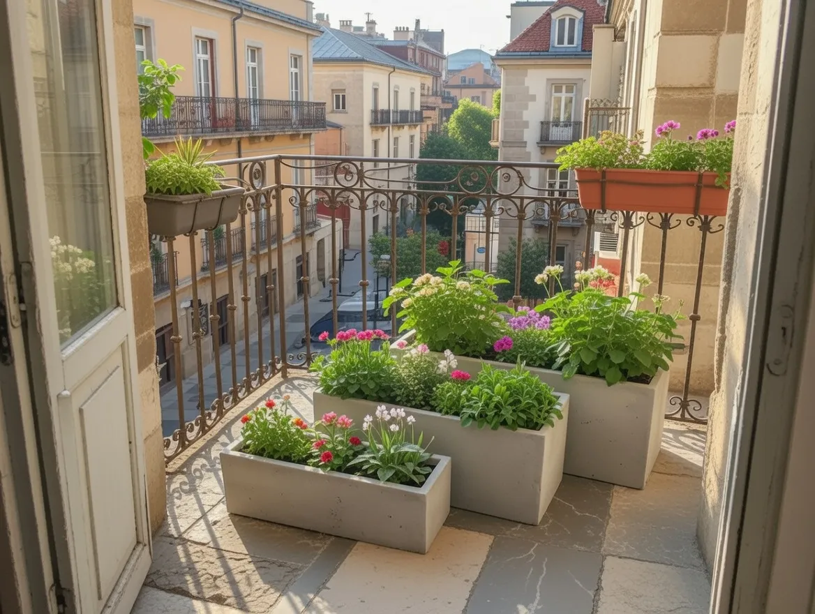 Set Ghivece Exterior - Dalia, 3P.