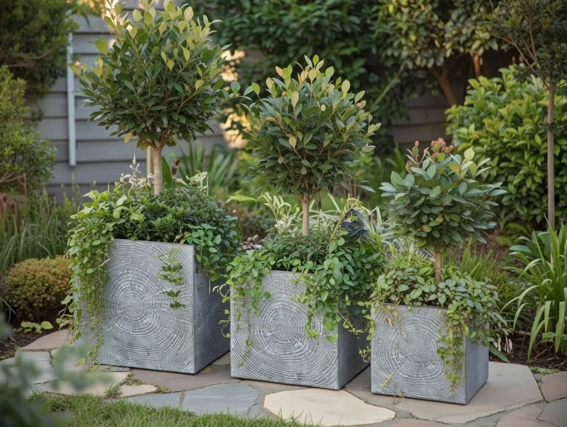 Set Ghivece Exterior - Ophelia, 3P.