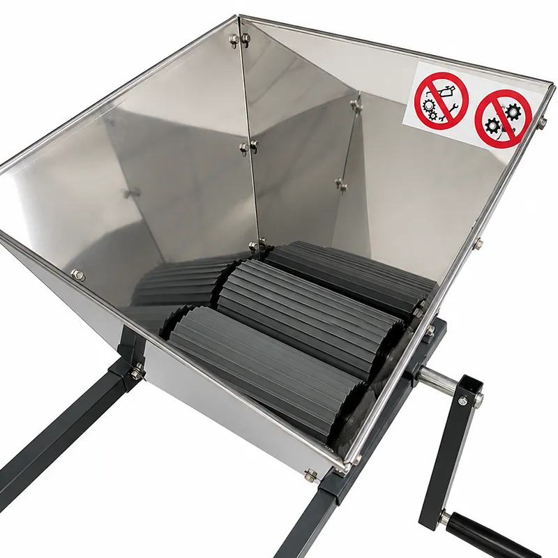 Zdrobitor Manual Struguri cu Cuva Inox - 28L