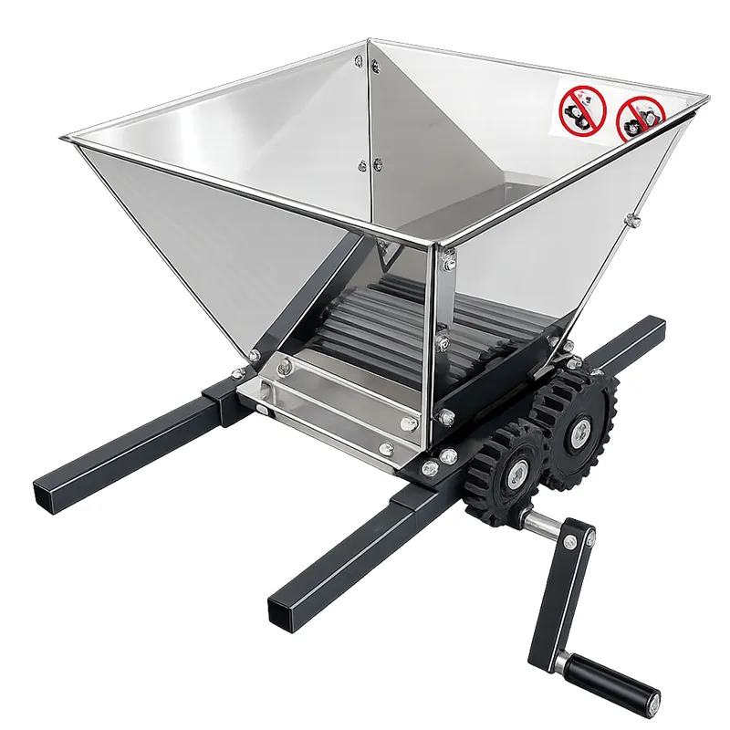 Zdrobitor Manual Struguri cu Cuva Inox - 28L