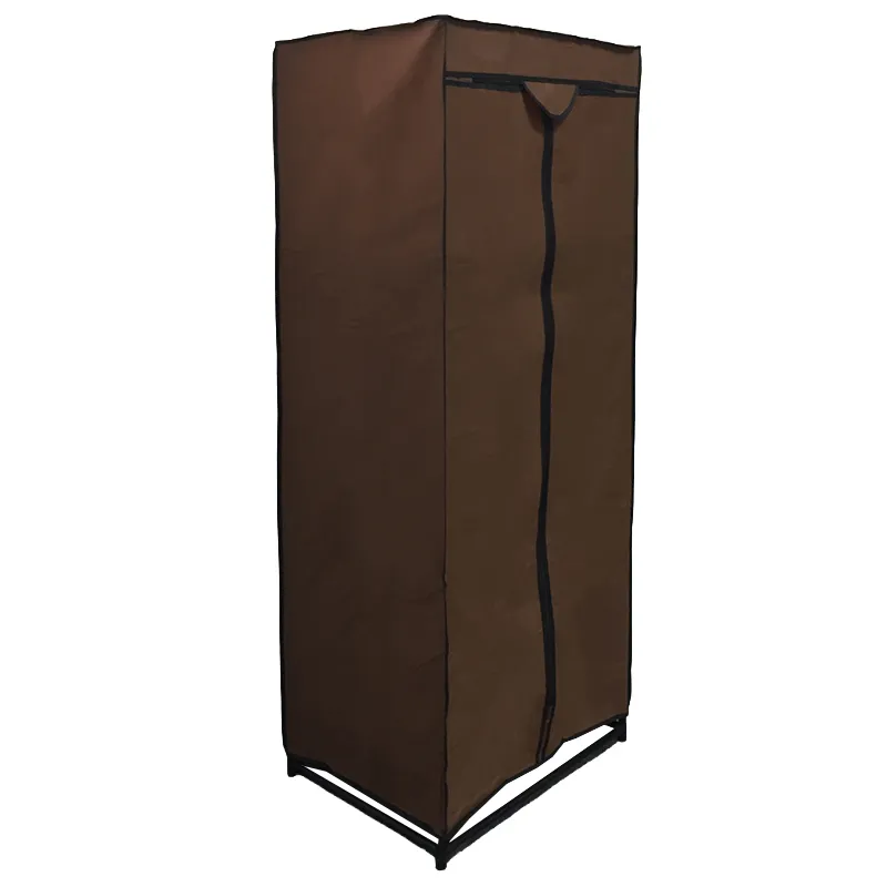 Dulap Haine Textil cu Fermoar - 60X45X150CM / Maro