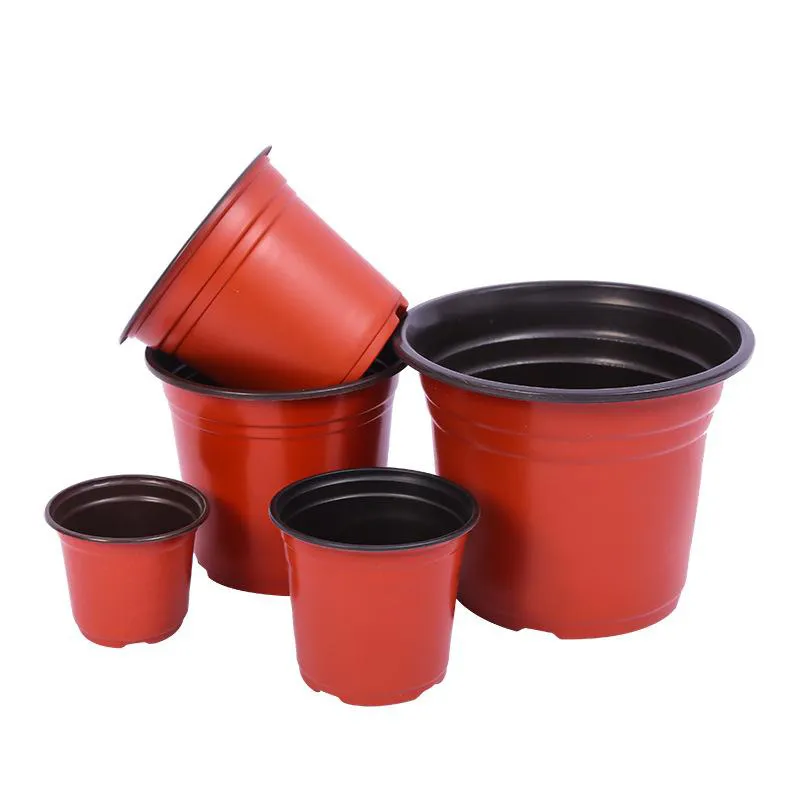 Ghiveci Plastic Rotund de Productie - 85MM / 100/70MM