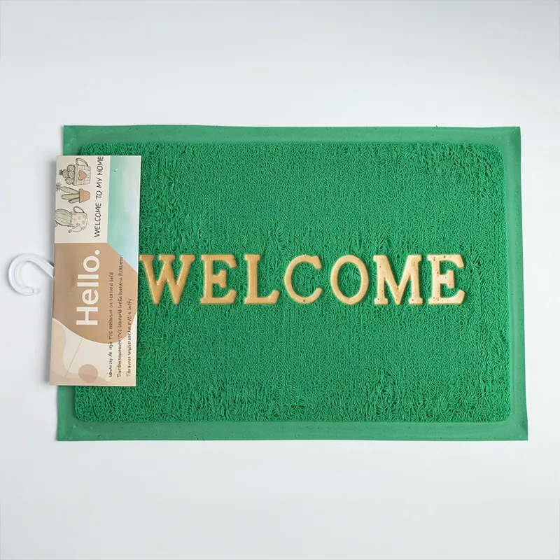 Covoras Intrare Tip-Lufa - 38X58CM / Welcome Verde