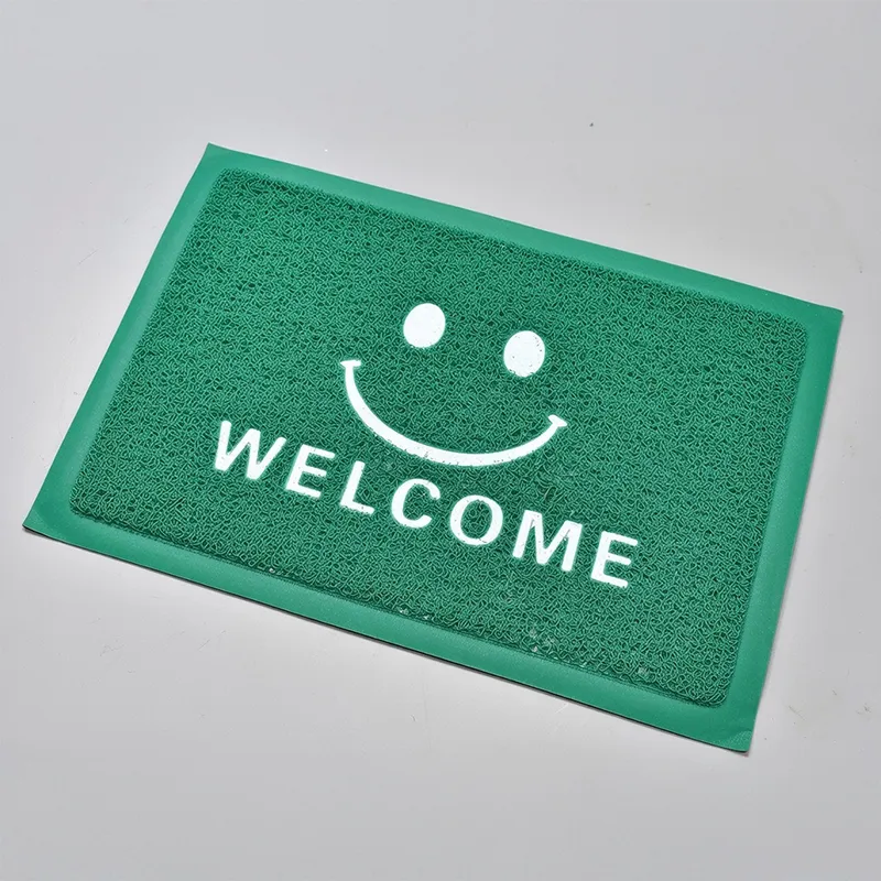 Covoras Intrare Tip-Lufa - 38X58CM / Welcome Verde Hapy
