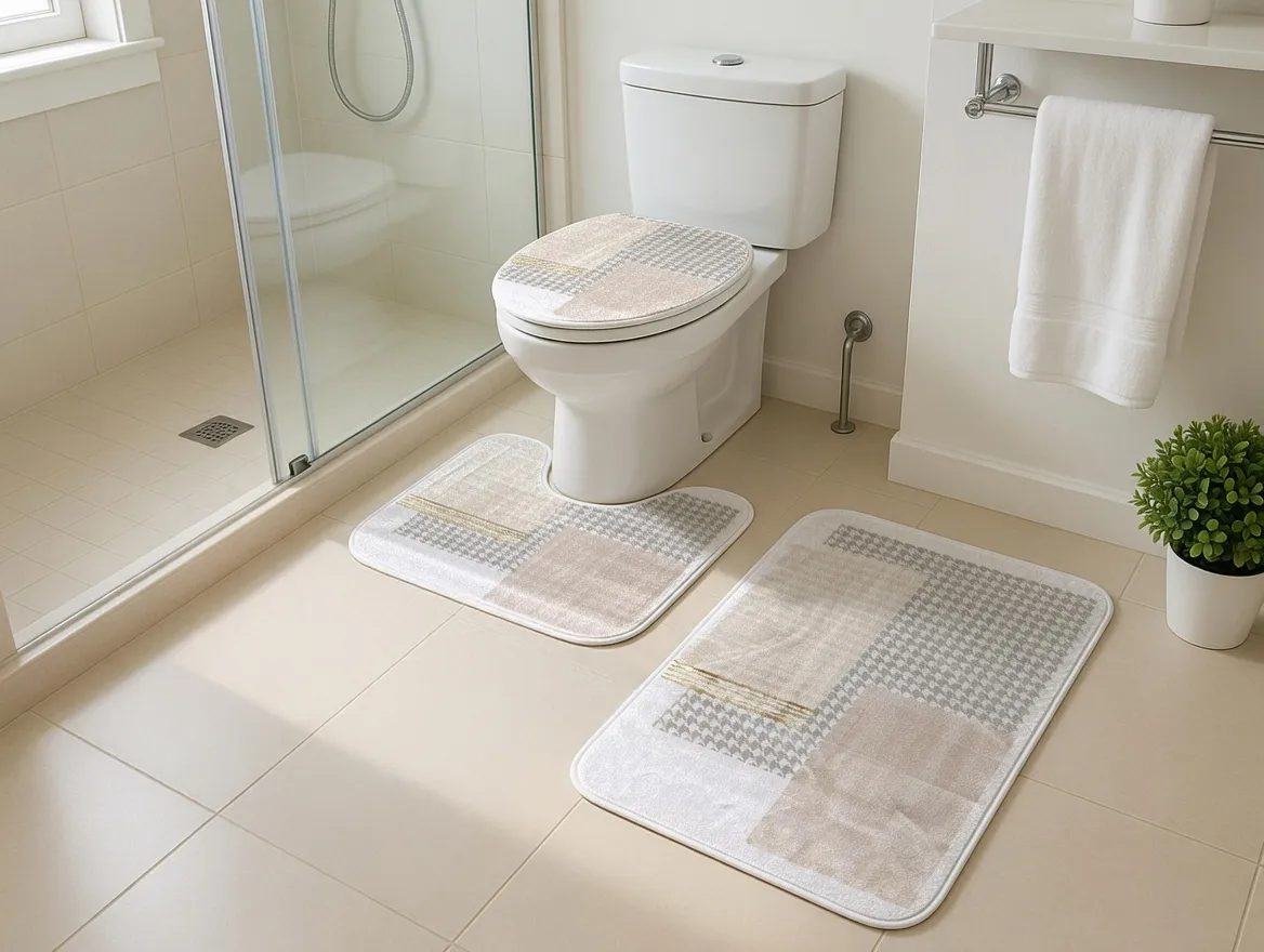 Covorase Baie Flanel - 40X60/40X50/40X45CM / Carouri