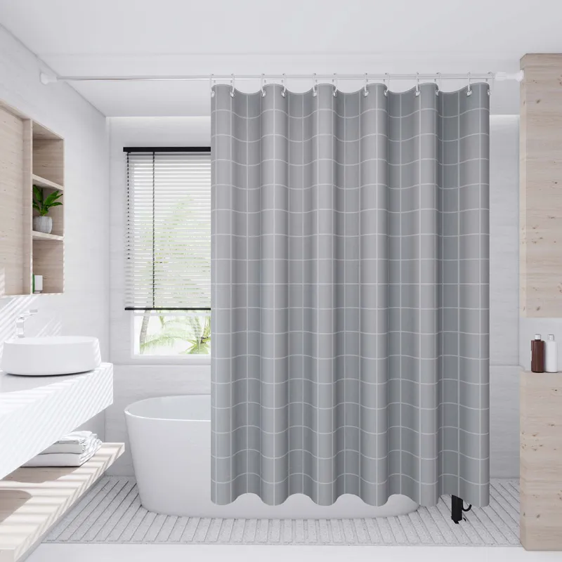 Perdea Dus 70G / 180X200CM - Model-Carouri-Gri