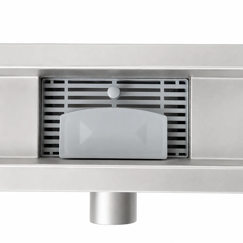 Rigola Liniara Reglabila 70X500MM / Inox 40/50MM