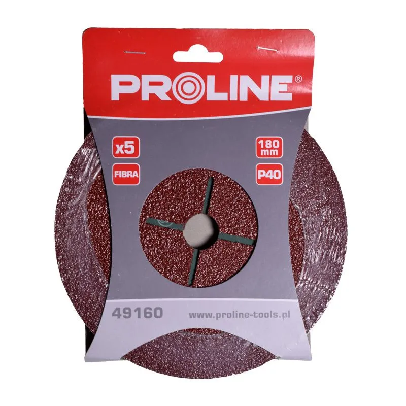 Disc Abraziv Fibra 180MM - GR.100, 5/Set