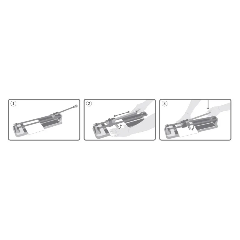 Taietor Faianta cu Baza Aluminiu si Rulment 500MM
